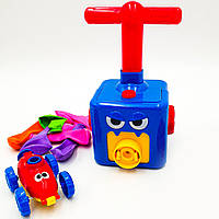 Аеромобіль машинка з кулькою Aerodynamics Reaction FORCE Principle/іграшка для надування кульок