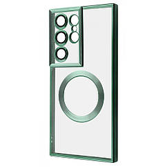 Чехол WAVE Metal Color Case with Magnetic Ring Samsung Galaxy S23 Ultra black dark green