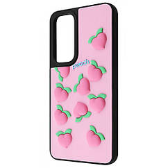 Чехол WAVE Doodle Case Samsung Galaxy S24/S25 peach