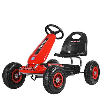 Карт дитячий Bambi M 3626A-3 Червоний | Педальна машинка веломобіль