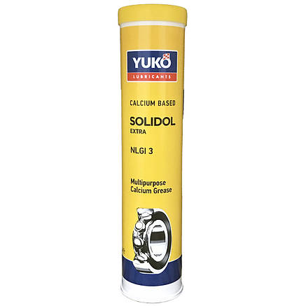 Мастило пл. Солідол Ж-2 0.4л картуш YUKO (смазка 0.4л Солидол), фото 1