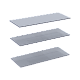 Полиця для одягу Doros Promo Сірий 3шт. 86.7х35х1.6 (80737769), фото 2