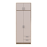 Антресоль Doros Ронді Дуб Артізан/Кашемір 2 ДСП 82х52х41 (80737813), фото 4