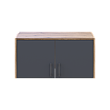 Антресоль Doros Ронді Дуб Артізан/Графіт 2 ДСП 82х52х41 (80737812), фото 6