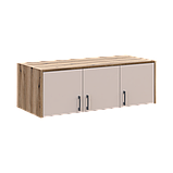 Антресоль Doros Ронді Дуб Артізан/Кашемір 3 ДСП 121х52х41 (80737823), фото 8