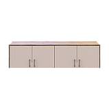 Антресоль Doros Ронді Дуб Артізан/Кашемір 4 ДСП 160х52х41 (80737833), фото 7