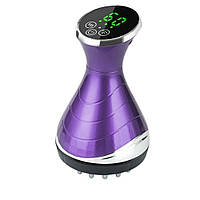 Інфрачервоний масажер від целюліту з олією для масажу LY-812, Фіолетовий/Булітковий масажер для тіла