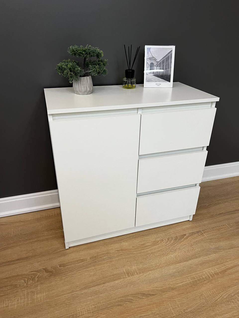 Комод «Голд» 3+1Білий, фото 1