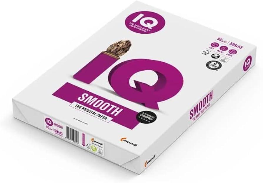 Папір офісний А3 IQ SMOOTH 120г/м2., 500арк. (Mondi, Austria)