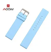 Силіконовий ремінець для розумних смарт годин Smart Watch 22 мм Amazfit Samsung Huawei годинні ремінці Блакитний