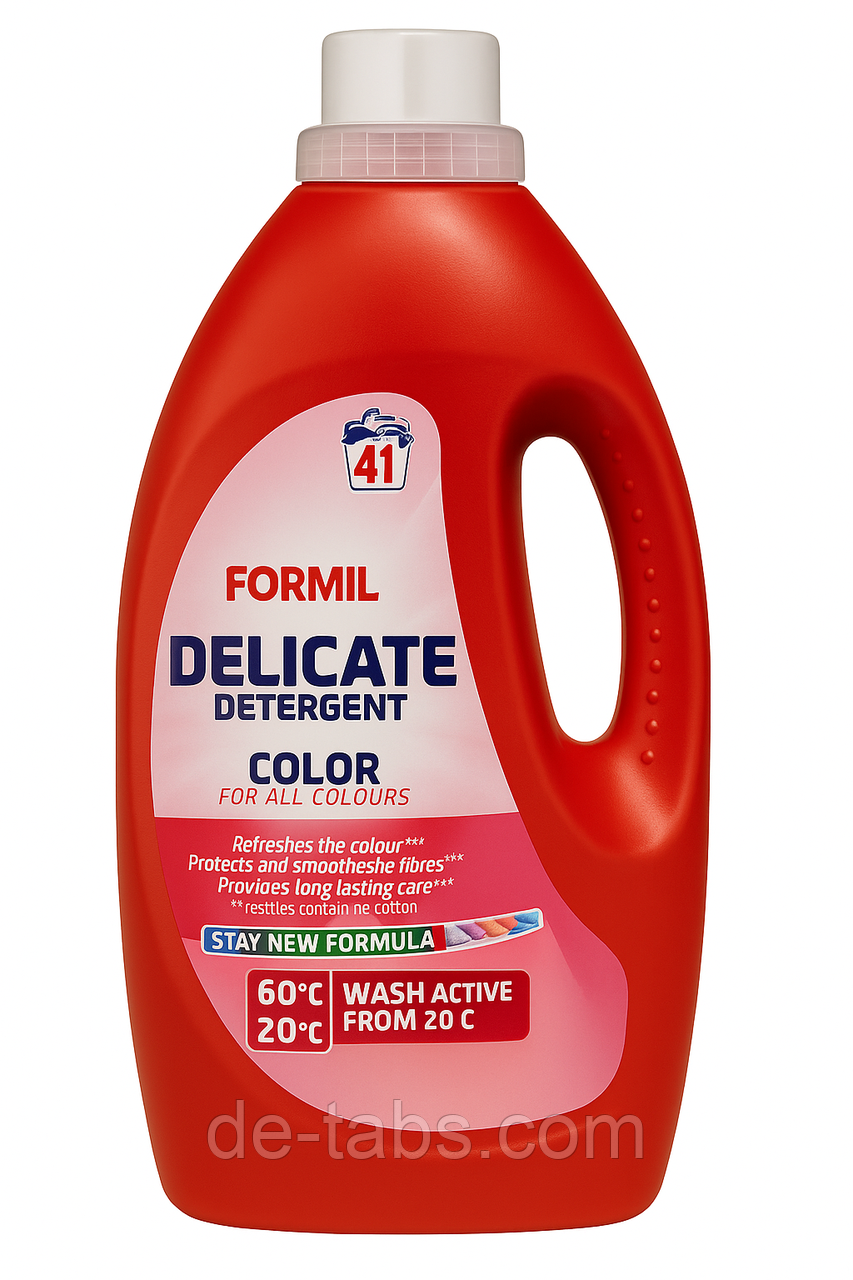 Formil Delicate Color 1,5 л - рідкий засіб для прання (41 прання)