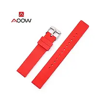 Ремінець силіконовий для розумних смарт годинників Smart Watch 22 мм Amazfit Samsung Huawei годинникові ремінці Червоний