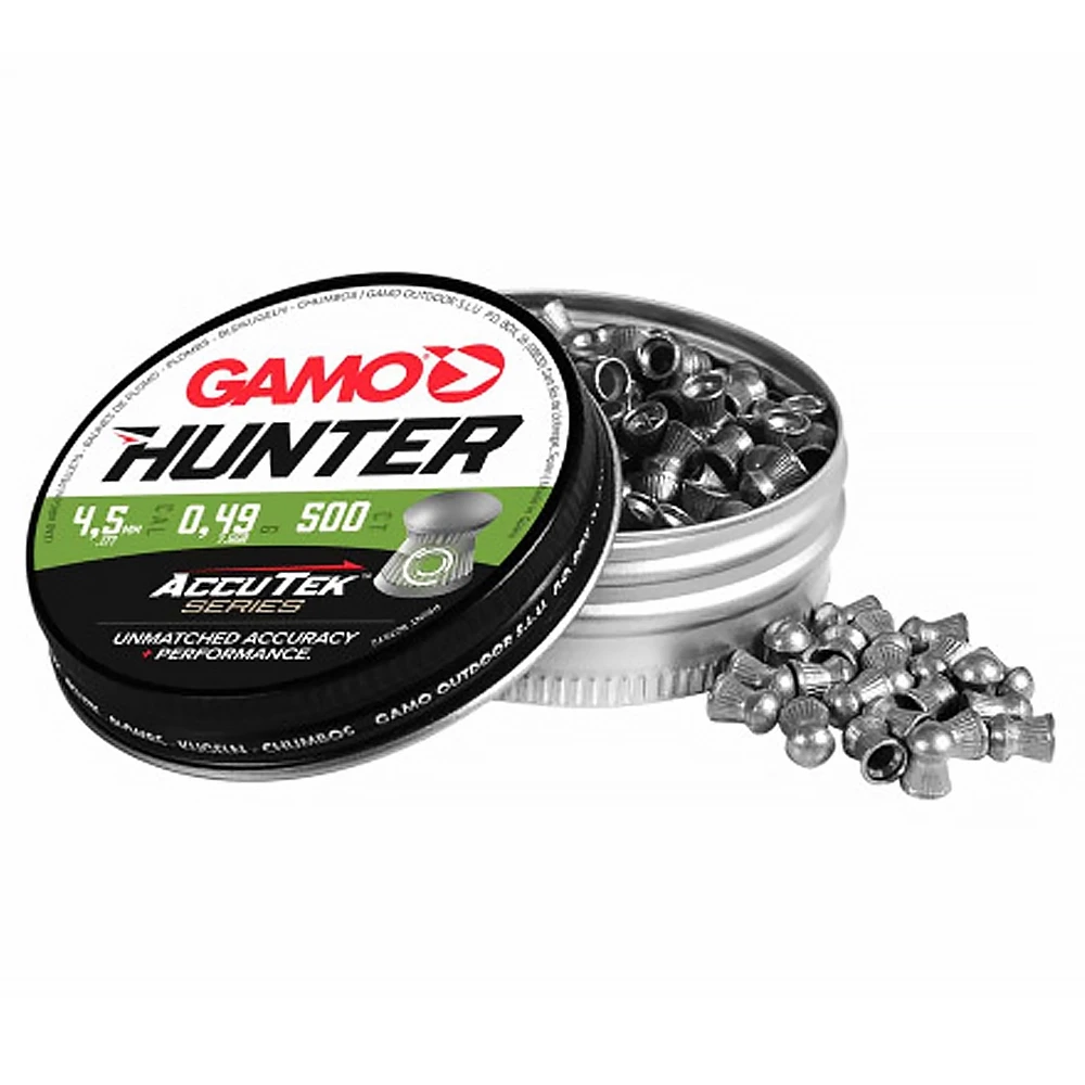 Кулі для пневматики GAMO Hunter Accutek 0.49 г 500 шт. 4.5 мм