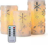 Набор праздничных LED-свечей с пультом Безполуменеві світлодіодні свічки