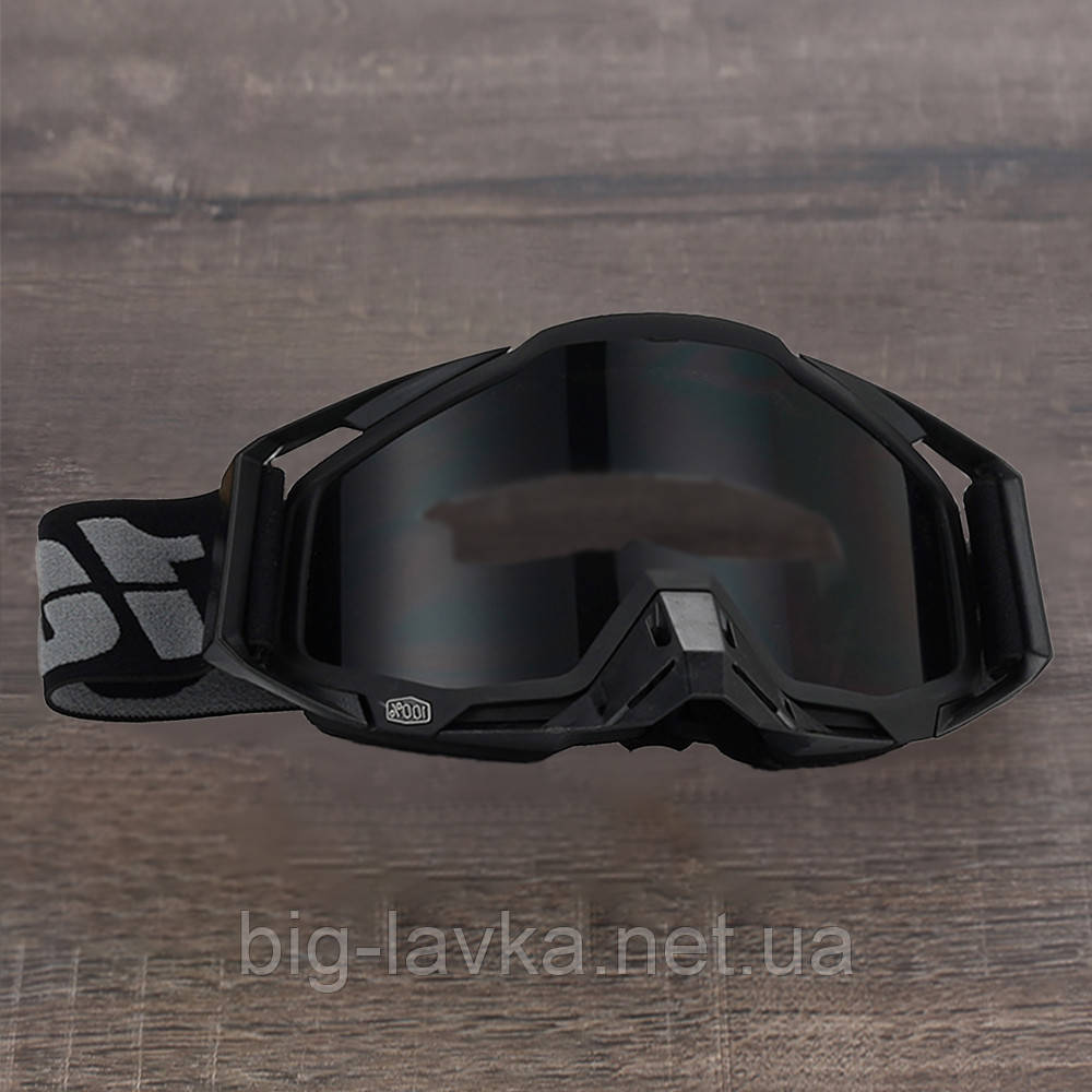 Спортивні окуляри для мотокросу  Чорний, фото 1