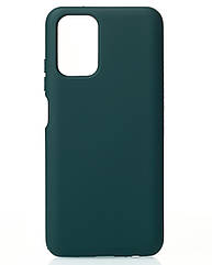 Силіконовий чохол SOFT Silicone Case для Xiaomi Redmi Note 10/ Note 10s (без лого) темно-зелений