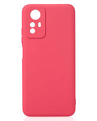 Силіконовий чохол SOFT Silicone Case для Xiaomi Redmi Note 12S (без лого) малиновий