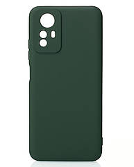 Силіконовий чохол SOFT Silicone Case для Xiaomi Redmi Note 12S (без лого) темно-зелений