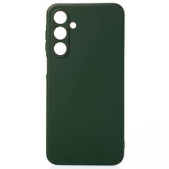 Силіконовий чохол SOFT Silicone Case для Samsung A16 (без лого) темно-зелений