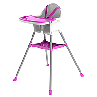 Стільчик для годування стільчики дитячі стілець для дітей високий з ремнями безпеки для малюків