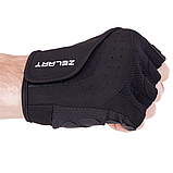 Рукавички для фітнесу та силових тренувань Zelart SB-161564 Чорний (S-2ХL), фото 5