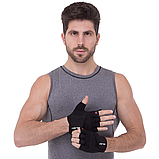 Рукавички для фітнесу та силових тренувань Zelart SB-161564 Чорний (S-2ХL), фото 9