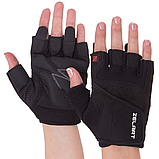 Рукавички для фітнесу та силових тренувань Zelart SB-161564 Чорний (S-2ХL), фото 10
