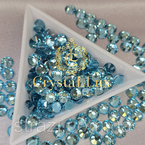 Стразиss30Aquamarine(6.5мм)280шт"CrystalPremium"