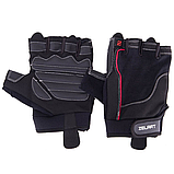Рукавички для фітнесу та силових тренувань Zelart SB-161564 Чорний (S-2ХL), фото 5