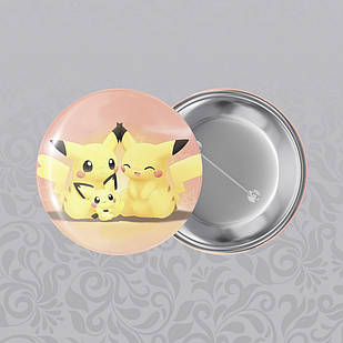 Значок 32 мм Аніме Pokemon 003