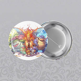 Значок 44 мм Аніме Pokemon 004