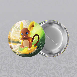 Значок 44 мм Аніме Pokemon 007