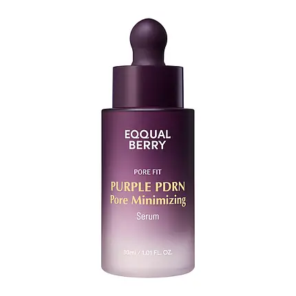 Сироватка з PDRN, ніацинамідом і PHA EQQUALBERRY Purple PDRN Pore Minimizing Serum, 30мл, фото 1