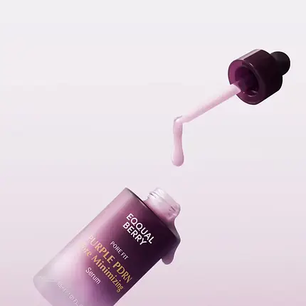 Сироватка з PDRN, ніацинамідом і PHA EQQUALBERRY Purple PDRN Pore Minimizing Serum, 30мл, фото 2