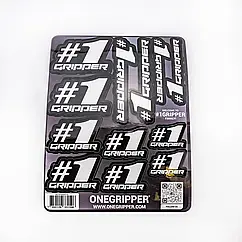 Стікери з логотипом #1Gripper, чор