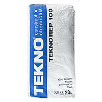 Шпаклівка цементна фасадна, фінішна Teknorep 100 (20 кг). Біла
