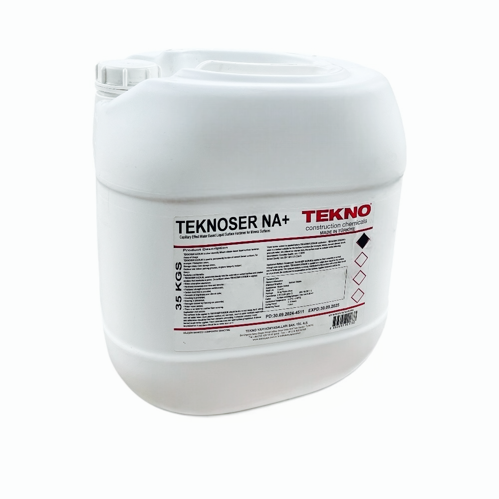 Зміцнювач та знепилювач бетону Teknoser Sodyum 35 (kg) - рідкий силікат-натрієвий, фото 1