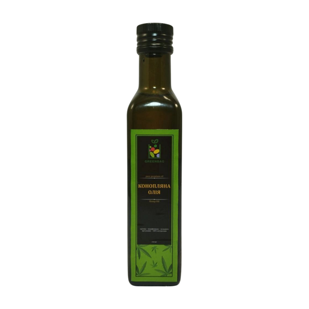 Олія конопляна GREENBAG 250 мл