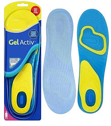 Устілки силіконові Gel Aktiv Sport 41-46 (26.5 - 30.5 см) всесезонні, обрізні, для всіх видів взуття