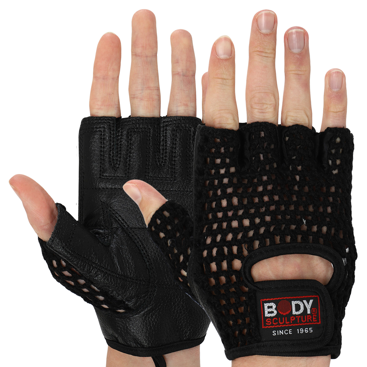 Рукавички для фітнесу та силових тренувань BODY SCULPTURE WorkOut BJBW-83-H Чорний (S-ХL), фото 1