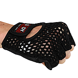 Рукавички для фітнесу та силових тренувань BODY SCULPTURE WorkOut BJBW-83-H Чорний (S-ХL), фото 2