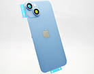Задня кришка зі склом камери для Apple iPhone 14 Blue Original, фото 6