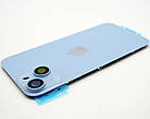 Задня кришка зі склом камери для Apple iPhone 14 Blue Original, фото 8