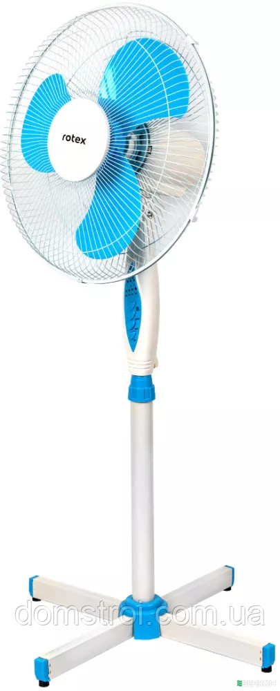Вентилятор підлоговий з пультом керування та таймером, 3 швидкості, ROTEX RAF54-E