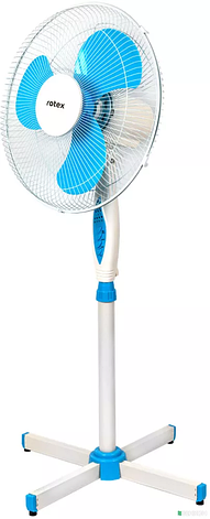 Вентилятор підлоговий з пультом керування та таймером, 3 швидкості, ROTEX RAF54-E, фото 1