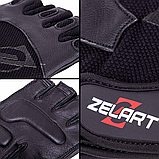 Рукавички для фітнесу та силових тренувань Zelart SB-161555 Чорний (S-2ХL), фото 7