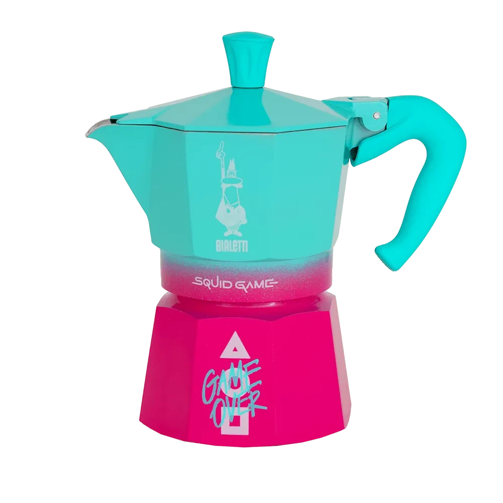 Гейзерна кавоварка Bialetti Moka Express Squid Game (3 чашки)