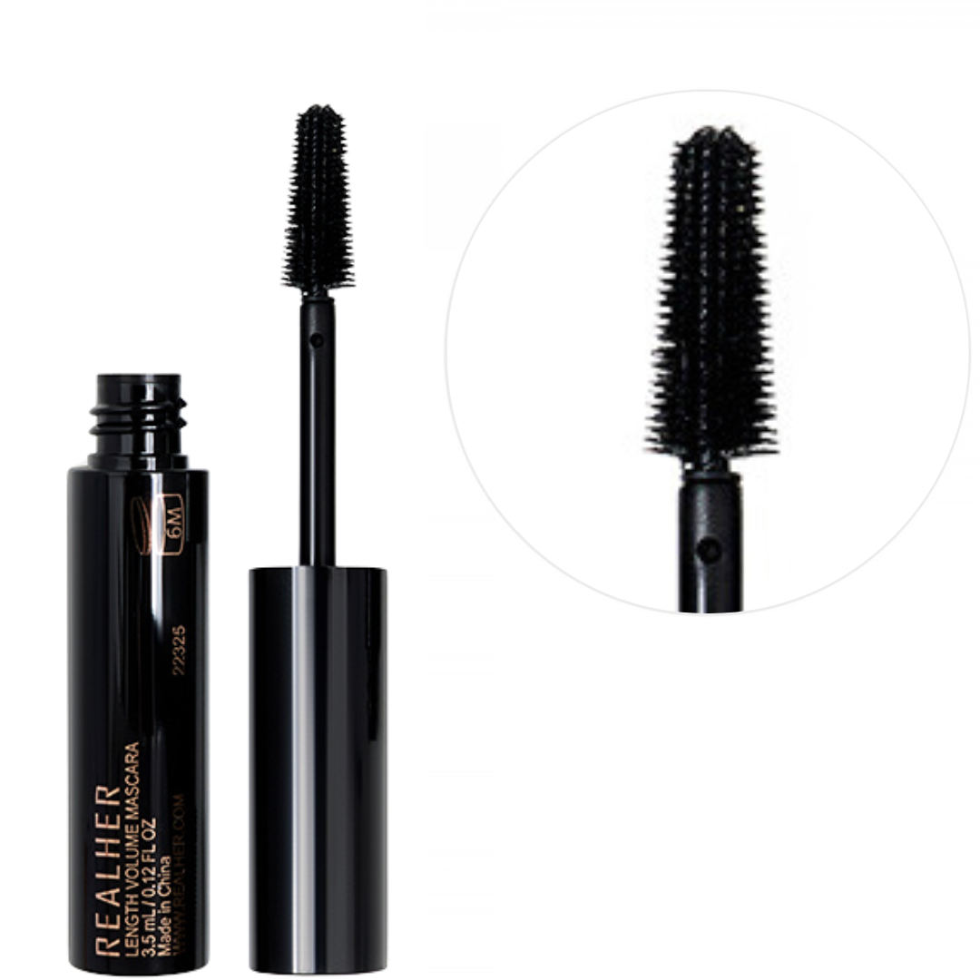 Туш для об'єму і довжини вій Realher Lenght Volume Mascara mini 3.5 мл