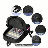 Ультралегкий рюкзак з аніме-принтом, фото 3