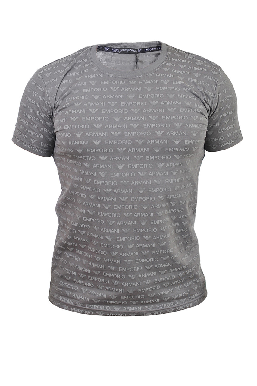 Футболка чоловіча Armani 25-25Y-5018 сіра